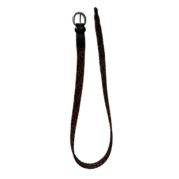 Trafalgar Men’s Size 36 Medium Vintage Leather Braided Belt - Picture 3 of 6